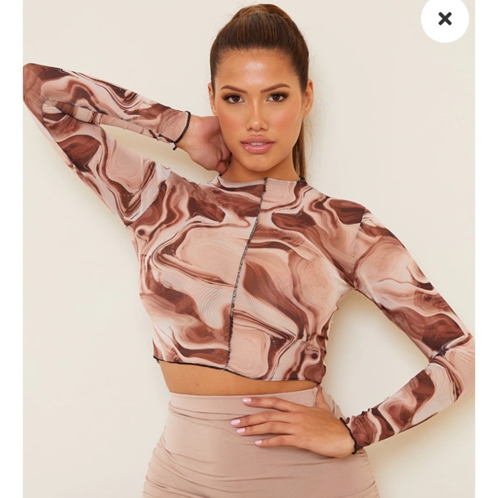 3 for $30 ✨ PRETTYLITTLETHING Stretch Top Sz US 14